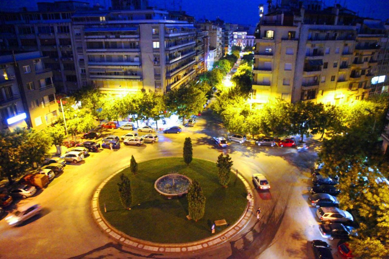 Ferienwohnung Antigonidon Skyline View Penthouse Thessaloniki Exterior foto