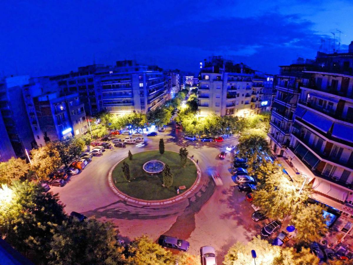 Ferienwohnung Antigonidon Skyline View Penthouse Thessaloniki Exterior foto