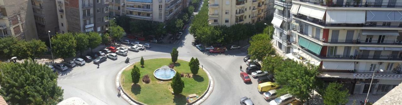 Ferienwohnung Antigonidon Skyline View Penthouse Thessaloniki Exterior foto